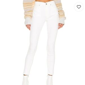 NEW Hudson Jeans Barbara High Waist Super Skinny Raw Hem